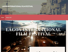 Tablet Screenshot of lagosinternationalfilmfestival.com